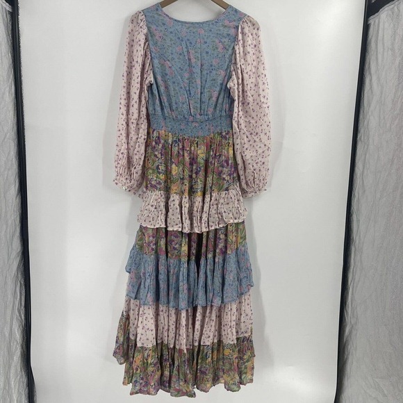 Spell Dolly Ra-Ra Gown in Patchwork Size S - Picture 6 of 8